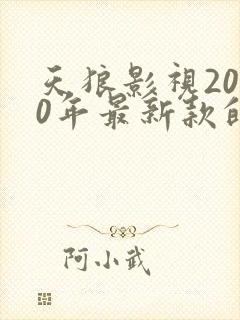 天狼影视2020年最新款的电视剧2345