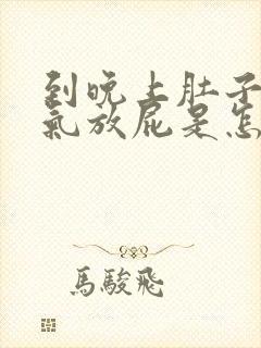 到晚上肚子就胀气放屁是怎么回事封面