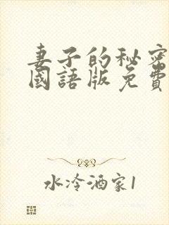 妻子的秘密韩剧国语版免费观看全集