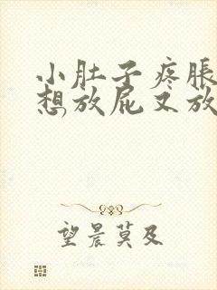 小肚子疼胀气总想放屁又放不出来