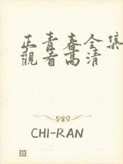 正青春全集免费观看高清封面