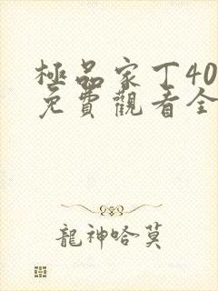 极品家丁40集免费观看全集高清