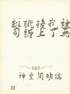 离职后我被前上司缠上了无删减全文