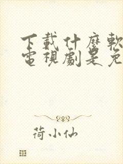 下载什么软件看电视剧是免费的封面