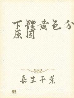 下体黄色分泌物原因封面