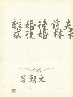 离婚后前夫哭着求复婚 林未央