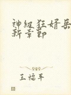 神级狂婿岳风最新章节