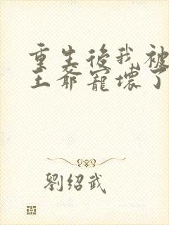 重生后我被偏执王爷宠坏了 小说封面