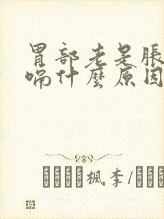 胃部老是胀气打嗝什么原因