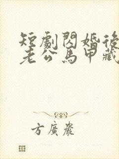 短剧闪婚后豪门老公马甲藏不住3