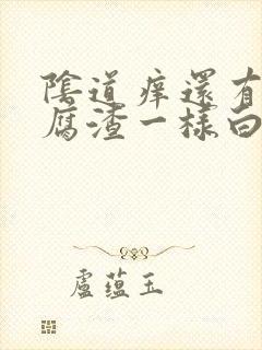 阴道痒还有像豆腐渣一样白色封面