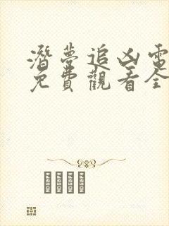 潜梦追凶电视剧免费观看全集完整版