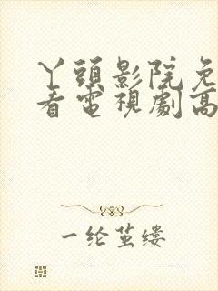 丫头影院免费观看电视剧高清入口