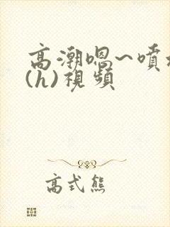 高潮嗯~喷水了(h)视频