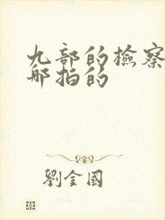 九部的检察官在哪拍的封面