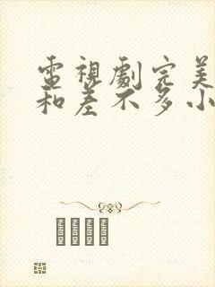 电视剧完美先生和差不多小姐免费观看