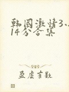 韩国激情3小时14分合集封面