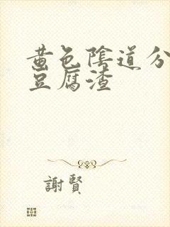 黄色阴道分泌物豆腐渣封面