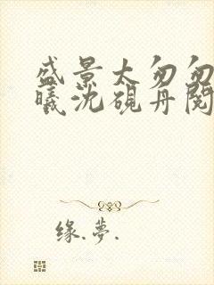 盛景太匆匆宁若曦沈砚舟阅读全文