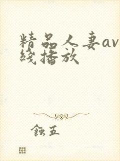 精品人妻av在线播放