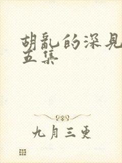 胡乱的深见君第五集封面