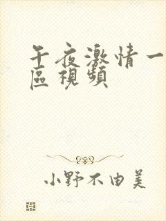 午夜激情一区二区视频封面