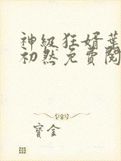 神级狂婿叶辰萧初然免费阅读全文