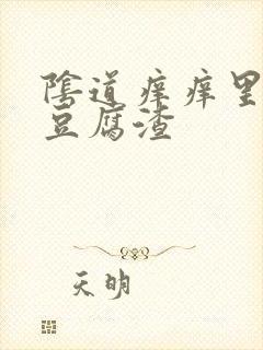 阴道痒痒里面有豆腐渣