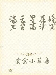 满天星在线观看免费高清完整电影