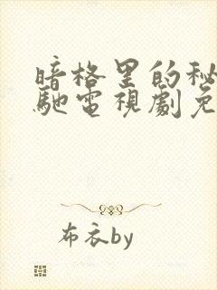 暗格里的秘密策驰电视剧免费观看封面