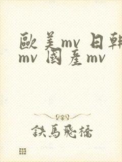 欧美mv 日韩mv 国产mv封面