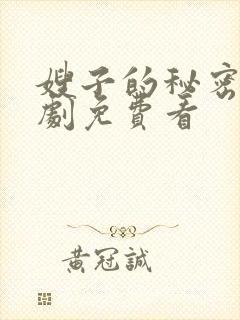 嫂子的秘密电视剧免费看