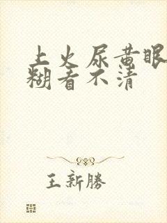 上火尿黄眼睛模糊看不清