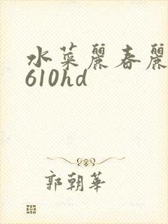 水菜丽春丽黑人610hd