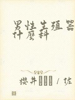 男性生殖器上挂什么科