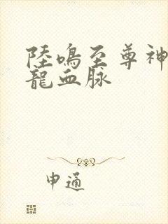 陆鸣至尊神殿九龙血脉