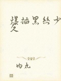 爆插黑丝少妇久久