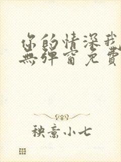 你的情深我不配无弹窗免费阅读