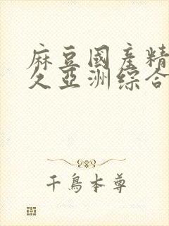 麻豆国产精品久久亚洲综合av封面