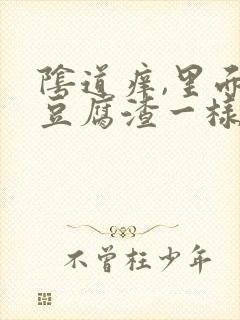 阴道痒,里面像豆腐渣一样的东西