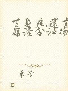 下身痒,还有豆腐渣分泌物是怎么回事?