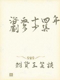 浴血十四年电视剧多少集