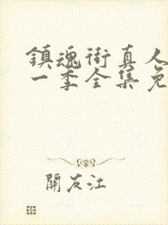 镇魂街真人版第一季全集免费封面