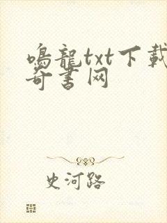 鸣龙txt下载奇书网
