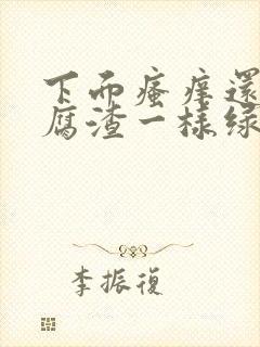 下面瘙痒还有豆腐渣一样绿色的分泌物