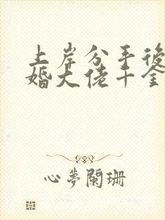 上岸分手后我闪婚大佬千金封面