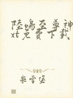 陆鸣至尊神殿txt免费下载封面