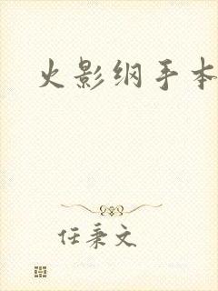 火影纲手本子封面