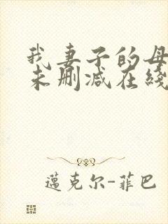 我妻子的母亲2未删减在线播放