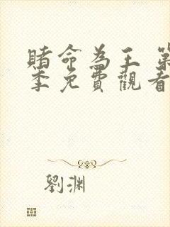 赌命为王 第2季免费观看全集